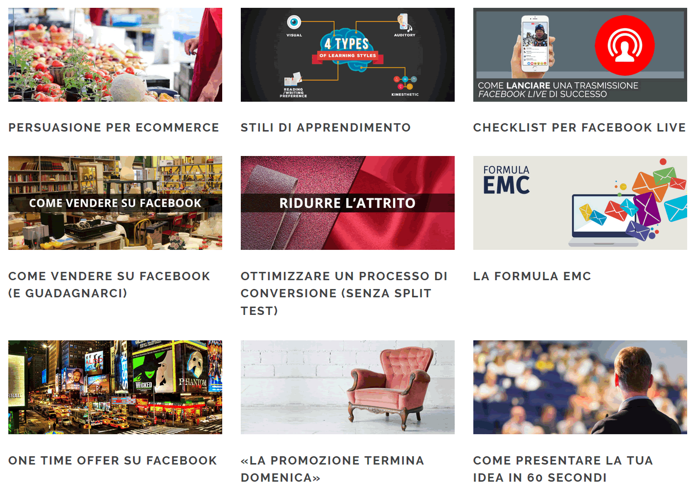 Esempi di post